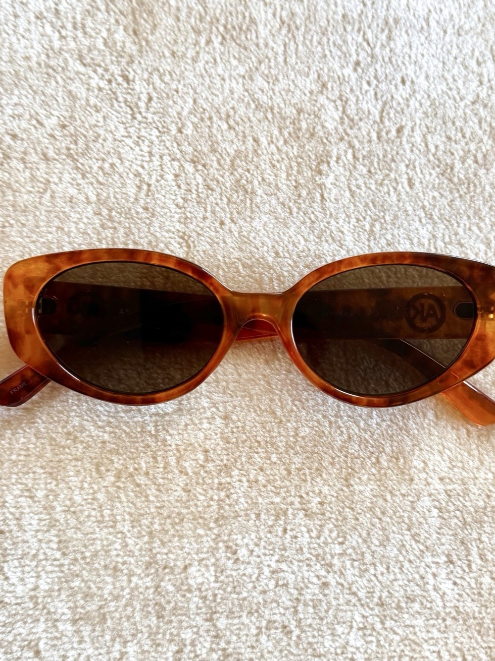 Warm Brown Tortoise Shell Cat-Eye Sunglasses